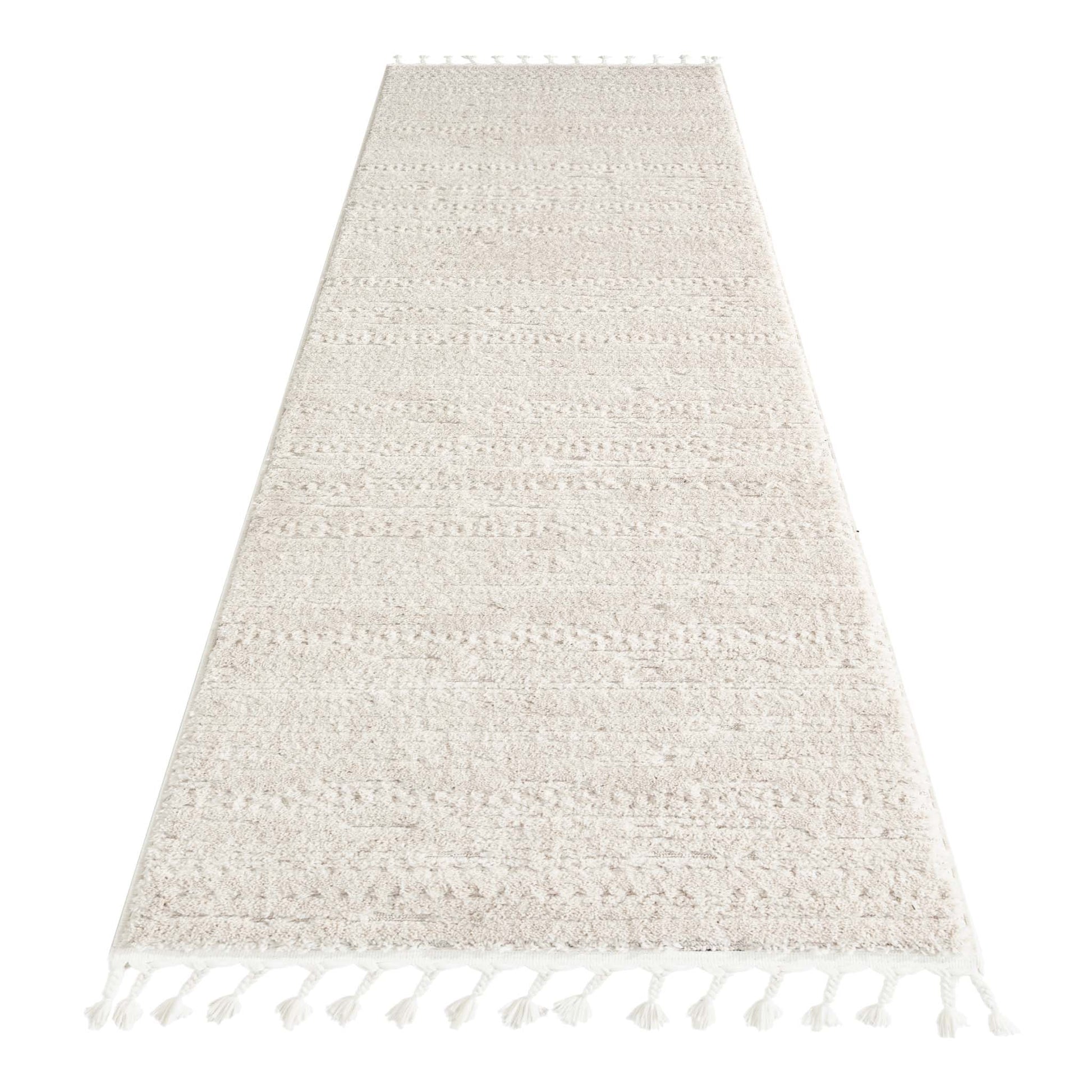 Addie Soft Pile Rug - Ivory - 160x230 - Home & Garden > Rugs > Floor Rugs