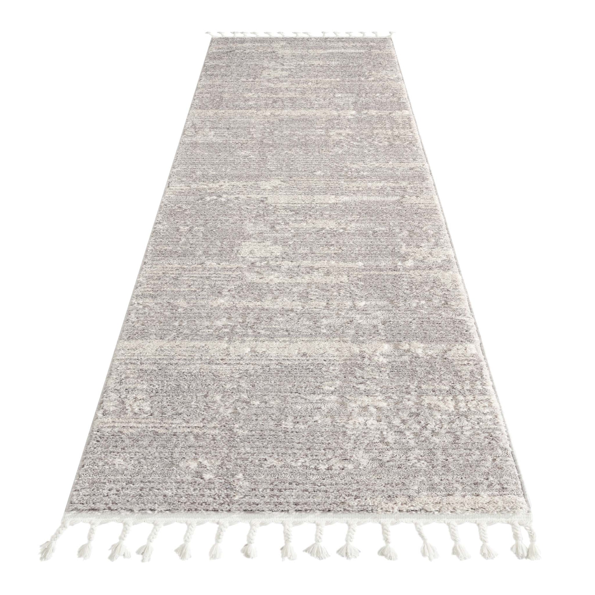 Addie Soft Pile Rug - Light Grey - 160x230 - Home & Garden > Rugs > Floor Rugs