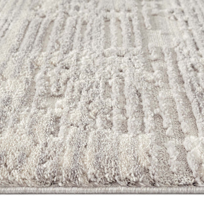 Addie Soft Pile Rug - Light Grey - 160x230 - Home & Garden > Rugs > Floor Rugs