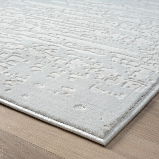 Grande Jacquard Rug - Pearl - 160x230 - Home & Garden > Rugs > Floor Rugs