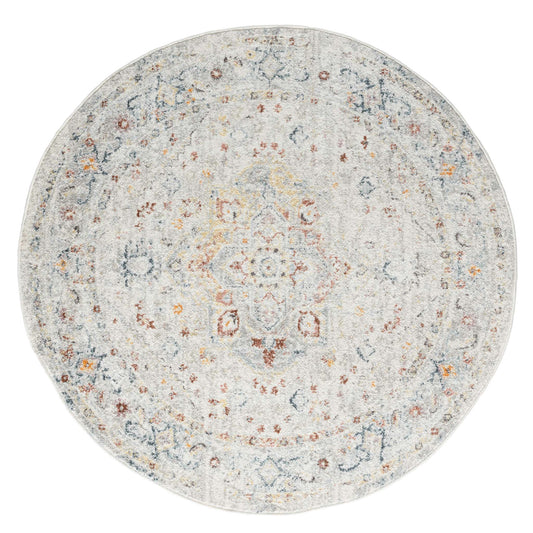 Ornate Persian Vintage Rug - Cream - 160x230 - Home & Garden > Rugs > Floor Rugs