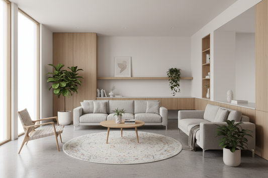 Ornate Persian Vintage Rug - Cream - 160x230