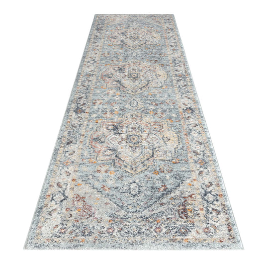 Ornate Persian Vintage Rug - Blue - 160x230 - Home & Garden > Rugs > Round Rugs