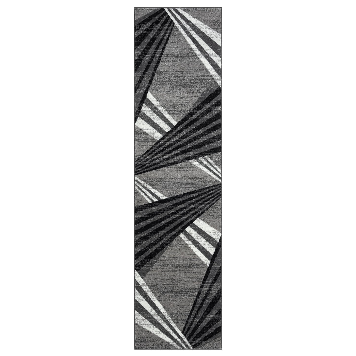 Adore Geometric Textural Rug - Grey - 200x290 - Home & Garden > Rugs > Floor Rugs
