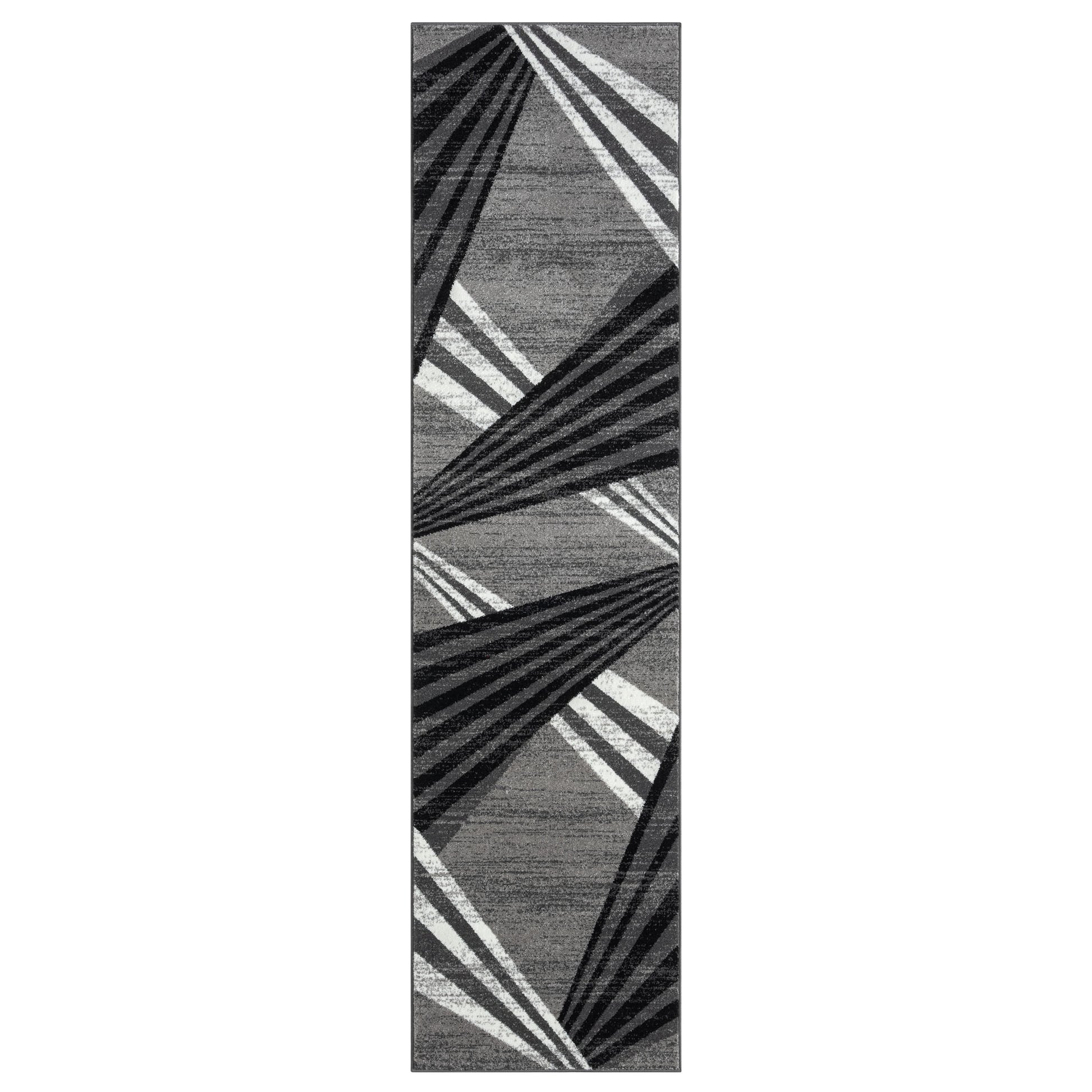 Adore Geometric Textural Rug - Grey - 200x290 - Home & Garden > Rugs > Floor Rugs
