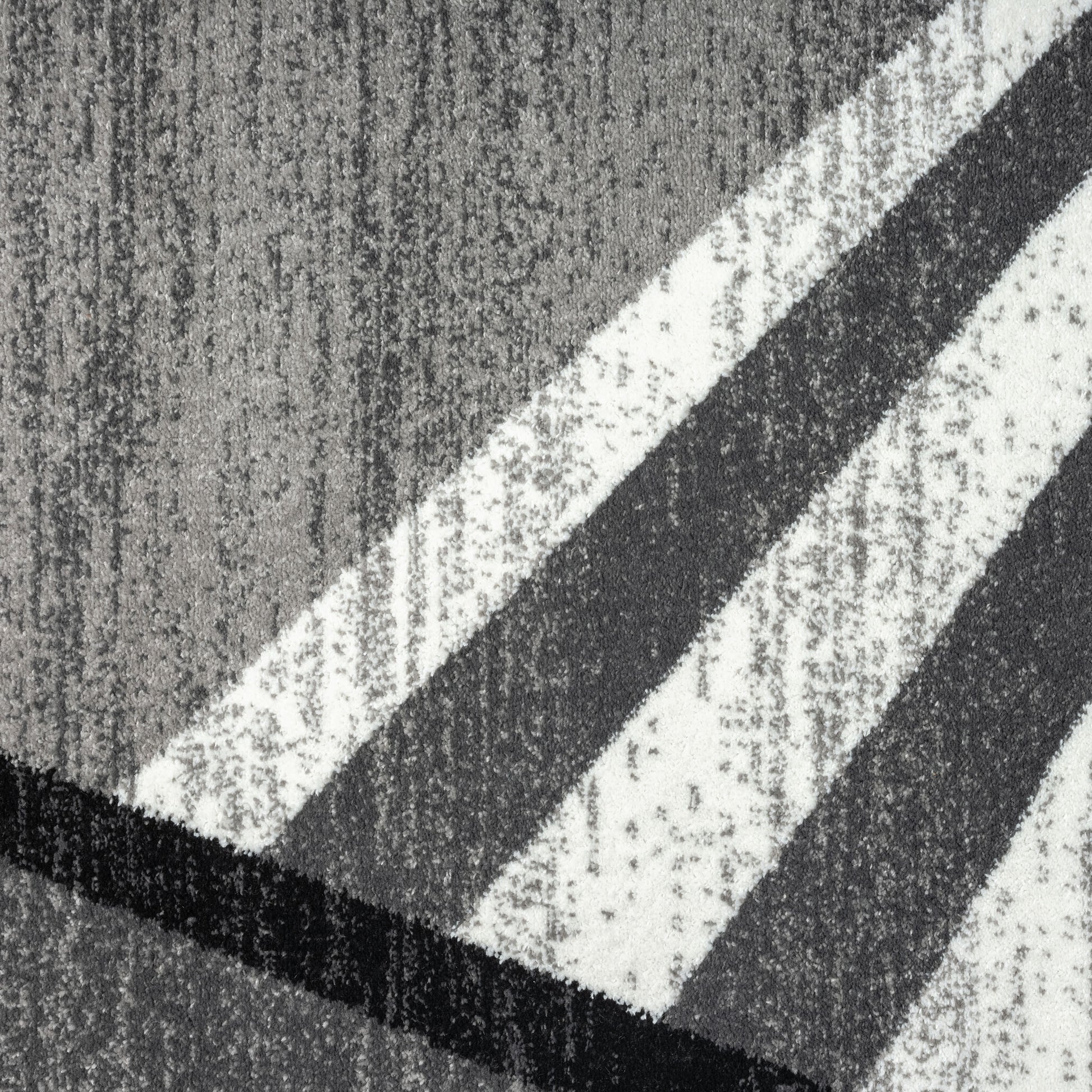 Adore Geometric Textural Rug - Grey - 200x290 - Home & Garden > Rugs > Floor Rugs