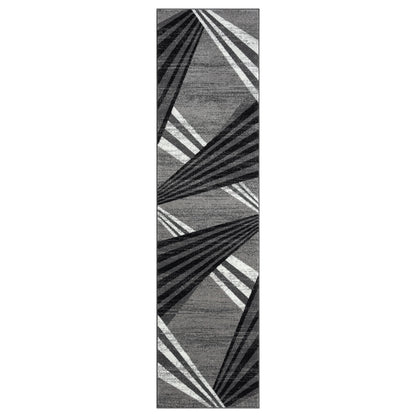 Adore Geometric Textural Rug - Grey - 200x290 - Home & Garden > Rugs > Floor Rugs