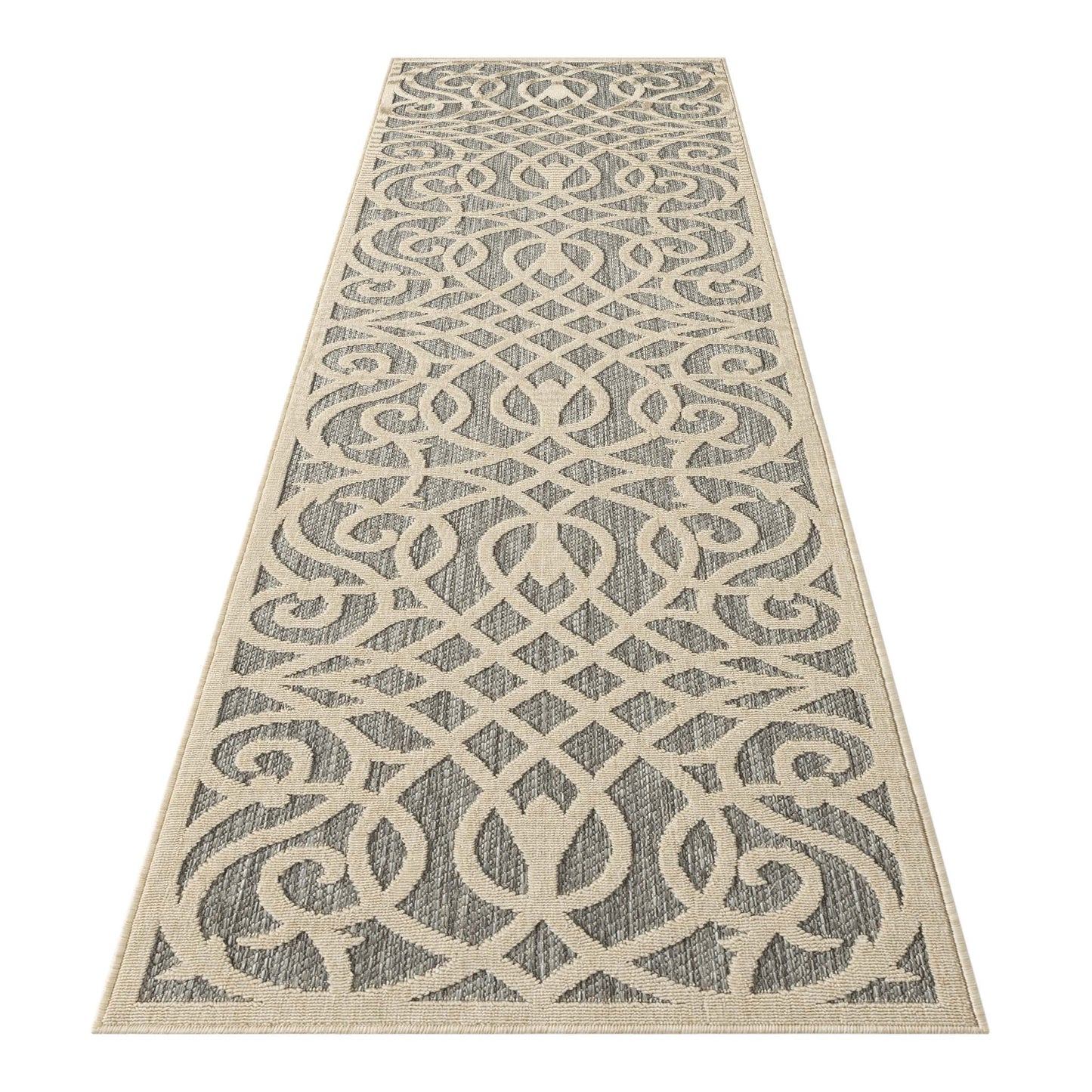 Alpha Outdoor Rug - Grey - 200x290 - Home & Garden > Rugs > Round Rugs