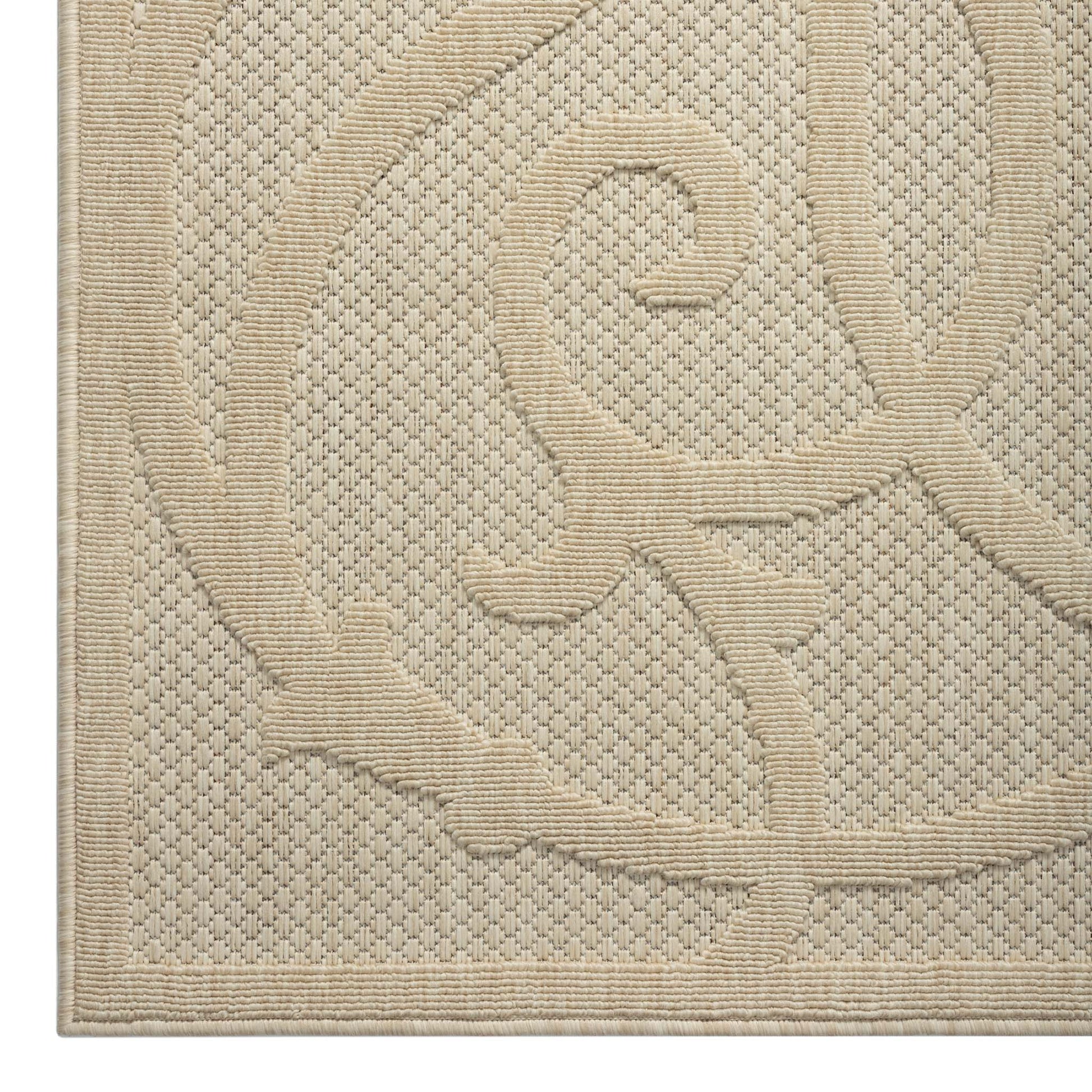 Alpha Outdoor Rug - Cream - 200x290 - Home & Garden > Rugs > Floor Rugs