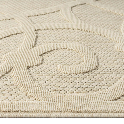 Alpha Outdoor Rug - Cream - 200x290 - Home & Garden > Rugs > Floor Rugs