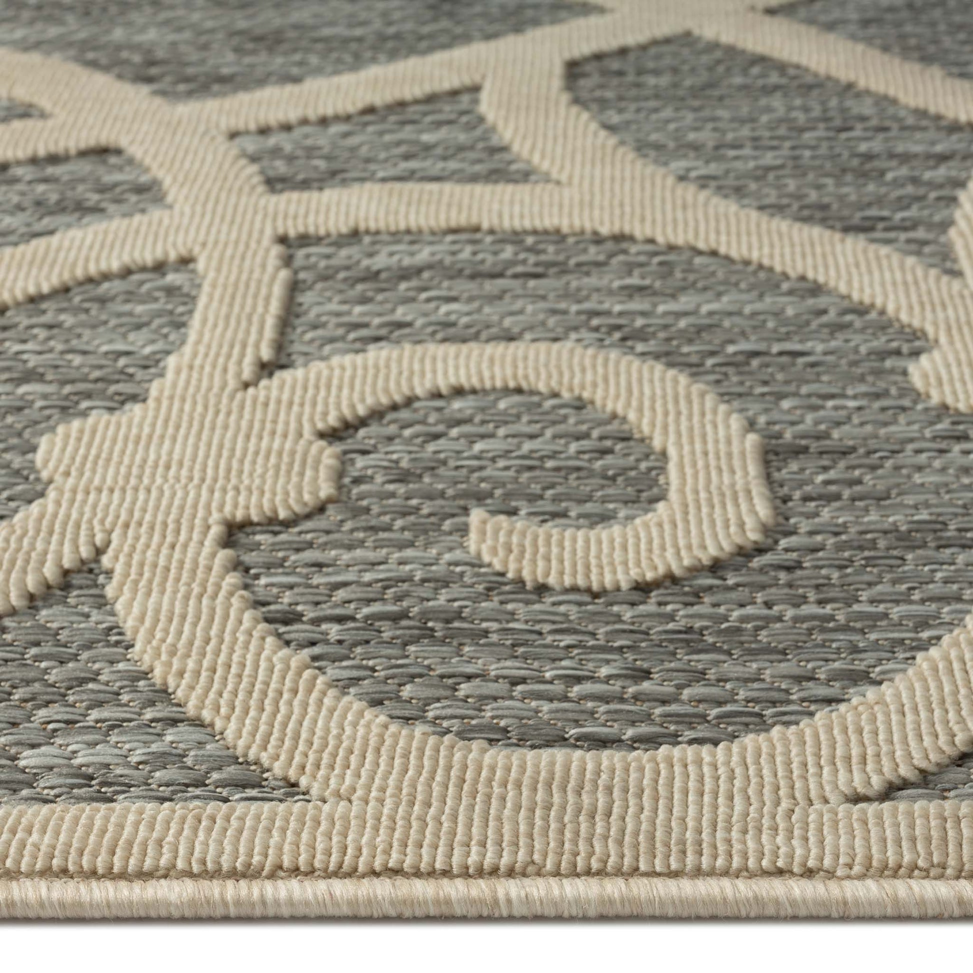 Alpha Outdoor Rug - Grey - 200x290 - Home & Garden > Rugs > Round Rugs