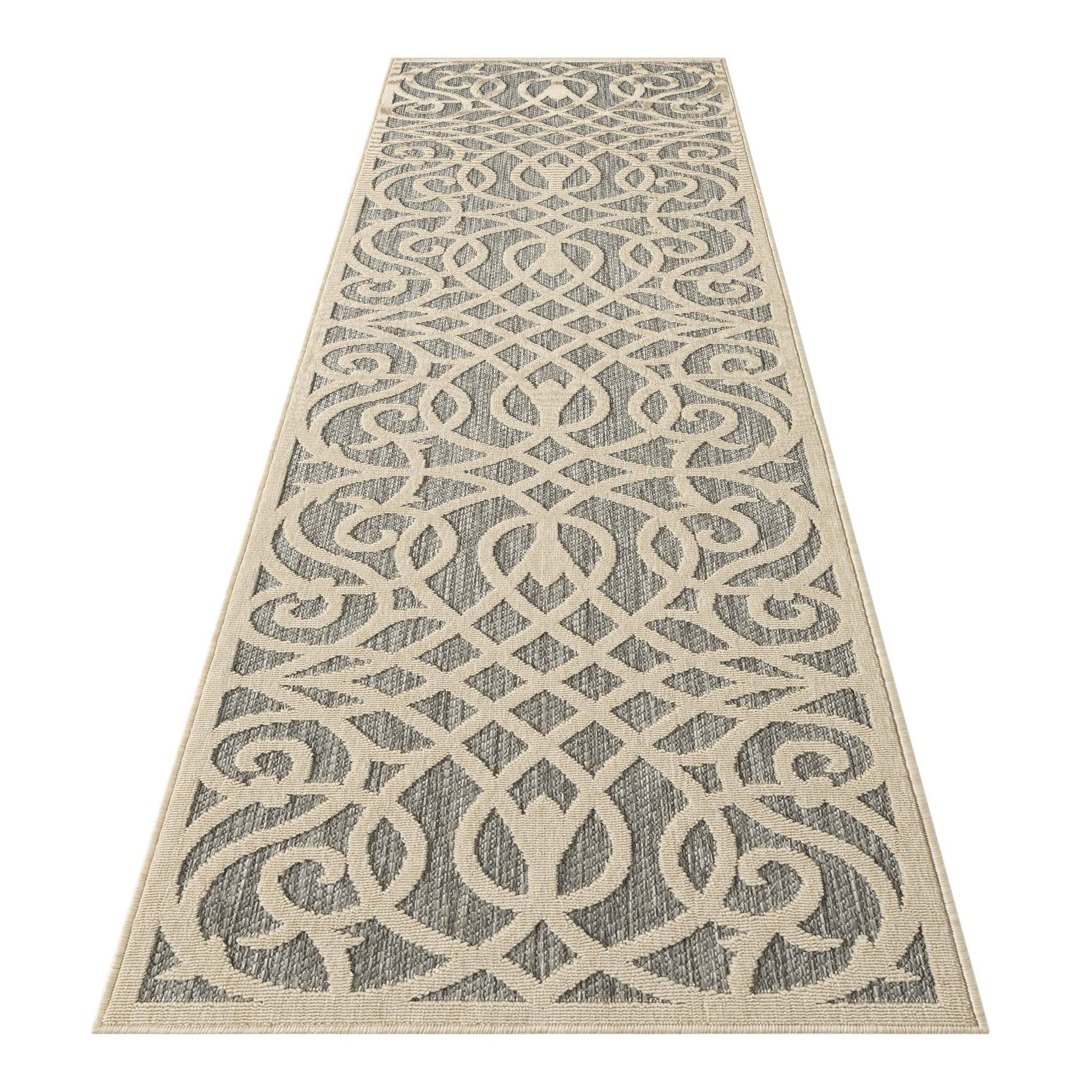 Alpha Outdoor Rug - Grey - 200x290 - Home & Garden > Rugs > Round Rugs