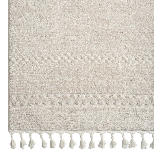 Addie Soft Pile Rug - Ivory - 200x290 - Home & Garden > Rugs > Floor Rugs