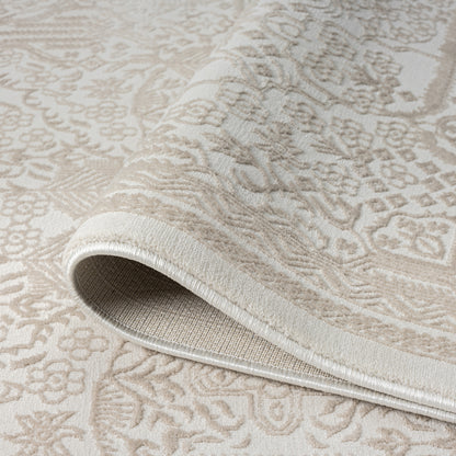 Grande Jacquard Rug - Sand - 240x330 - Home & Garden > Rugs > Floor Rugs