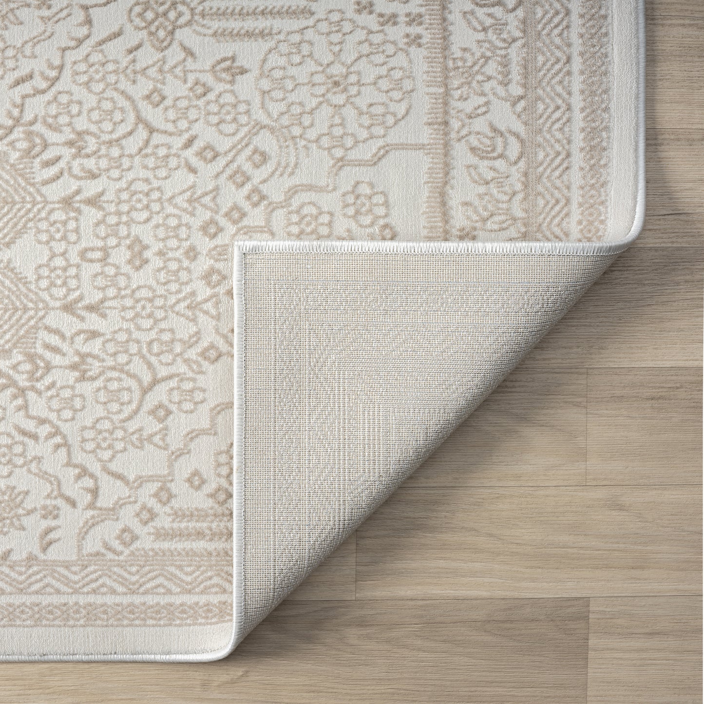 Grande Jacquard Rug - Sand - 240x330 - Home & Garden > Rugs > Floor Rugs