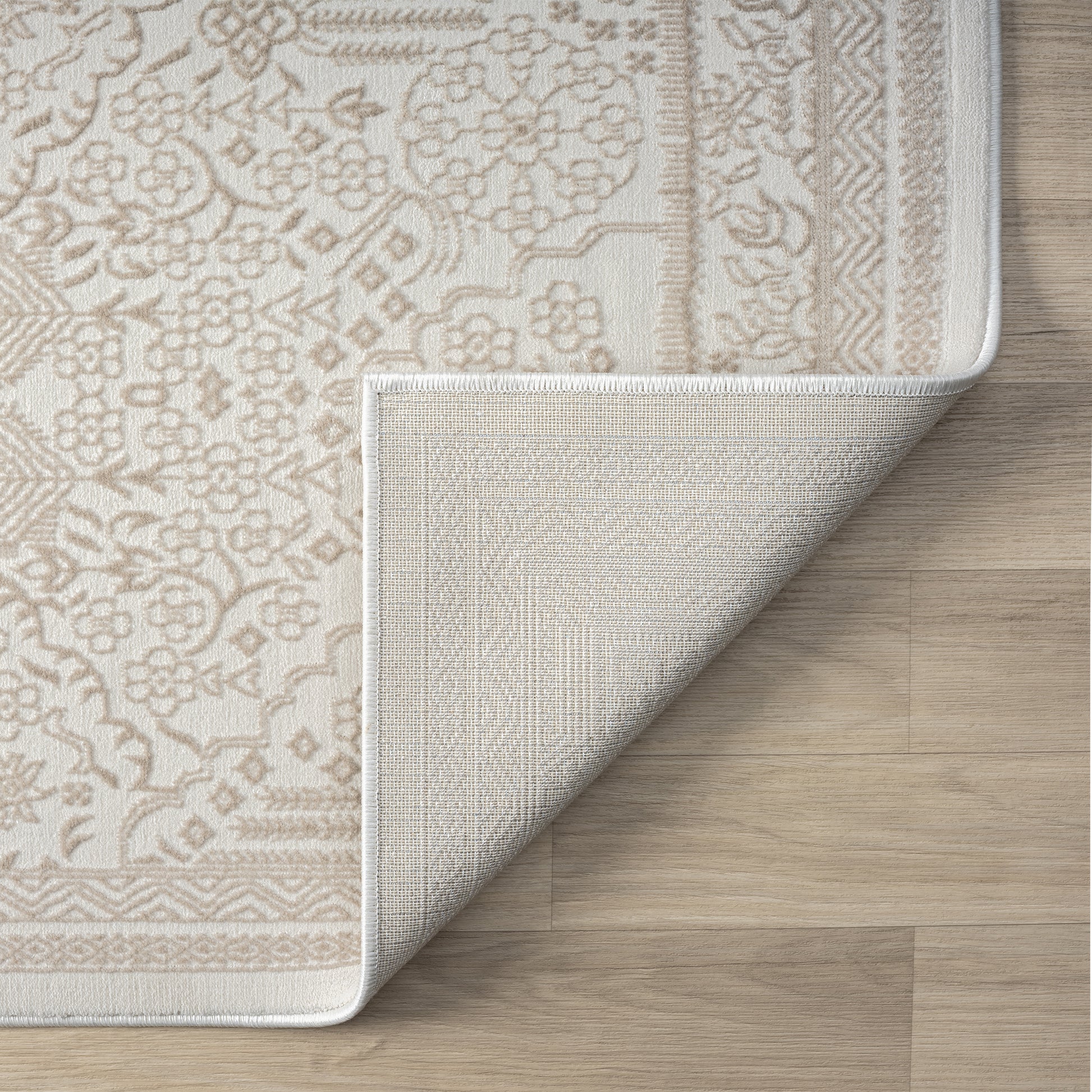 Grande Jacquard Rug - Sand - 240x330 - Home & Garden > Rugs > Floor Rugs