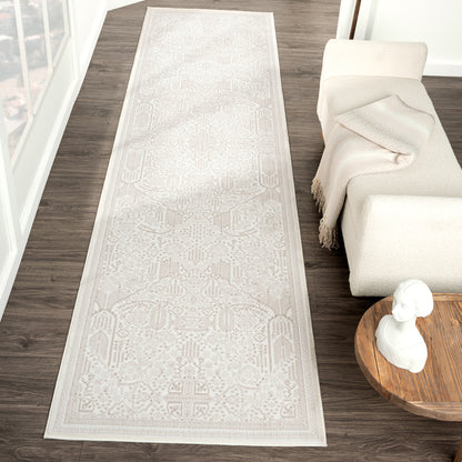 Grande Jacquard Rug - Sand - 240x330 - Home & Garden > Rugs > Floor Rugs