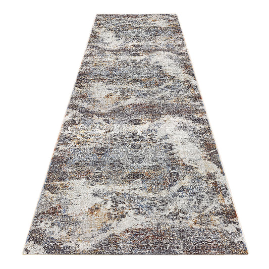 Luxe Vintage Textured Rug - Light Grey - 240x330 - Home & Garden > Rugs > Round Rugs