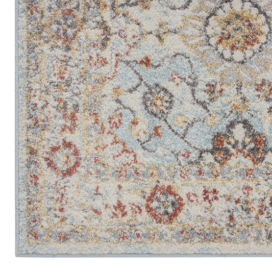 Asher Country Rug Blue 240x330 Home & Garden > Rugs > Round Rugs