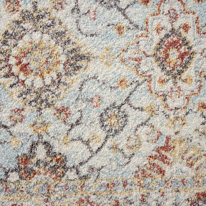 Asher Country Rug Blue 240x330 Home & Garden > Rugs > Round Rugs