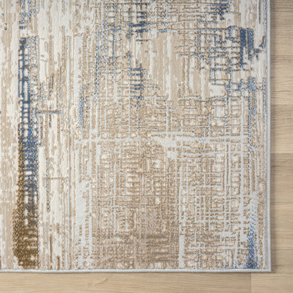 Grande Jacquard Rug - Stone - 300x400 - Home & Garden > Rugs > Round Rugs