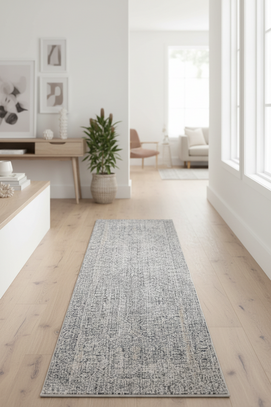 Aubre Contemporary Area Rug - Sand - 80x300