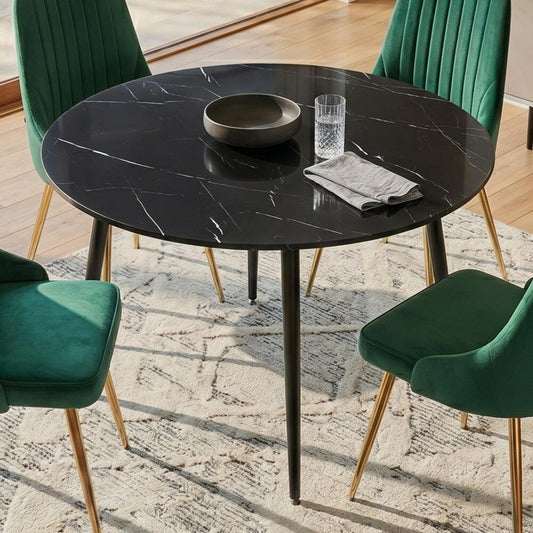 Marble Mania Round Dining Table
