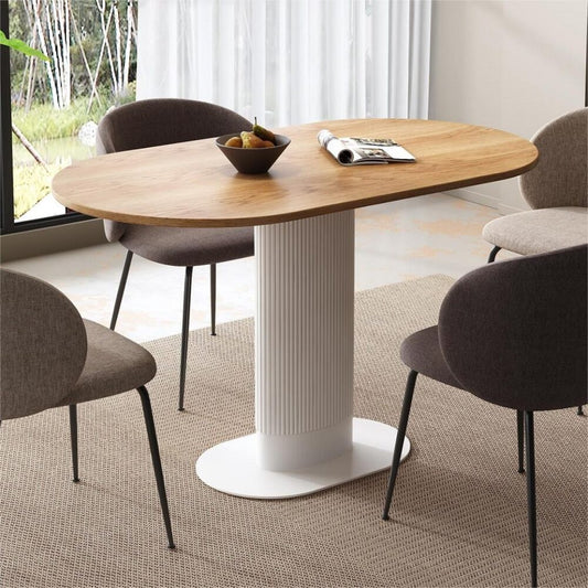 Clara Gather Round Oval Dining Table - Furniture > Dining > Dining Tables
