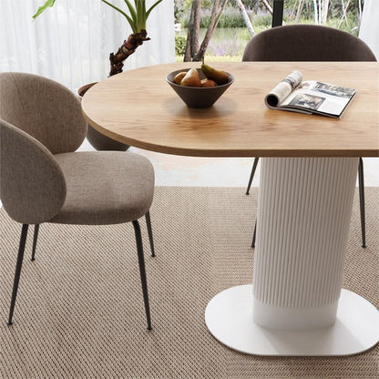 Clara Gather Round Oval Dining Table - Furniture > Dining > Dining Tables