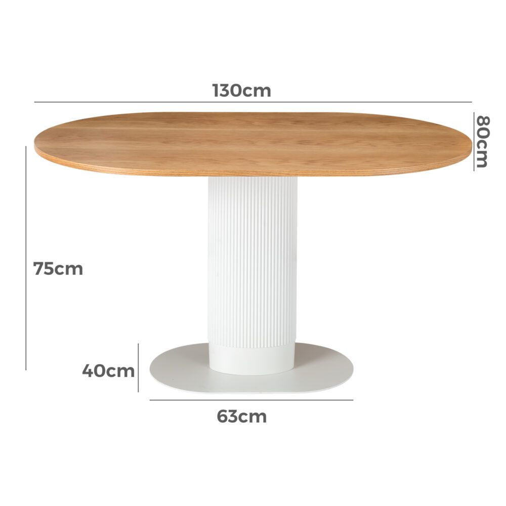 Clara Gather Round Oval Dining Table - Furniture > Dining > Dining Tables