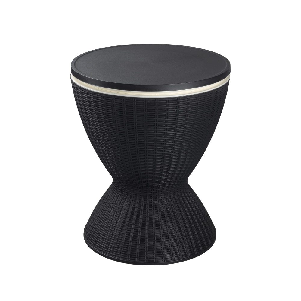 Garden Ice Cooler Table (Black) - Furniture > Outdoor > Outdoor Furniture Accessories