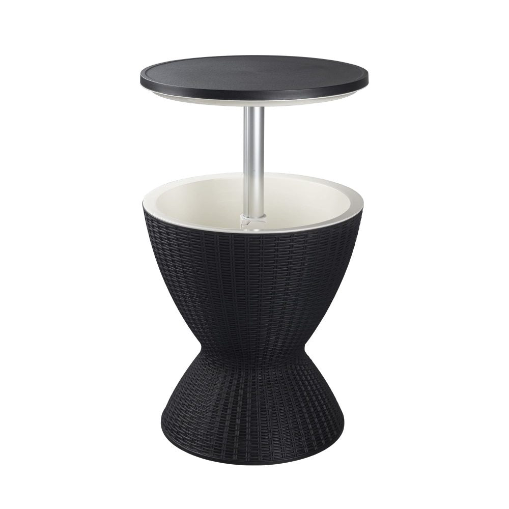Garden Ice Cooler Table (Black) - Furniture > Outdoor > Outdoor Furniture Accessories