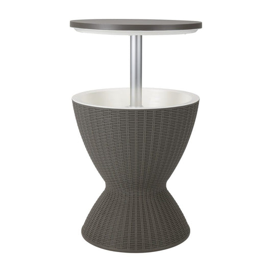 Taupe Ice Bucket Table - Furniture > Outdoor > Outdoor Furniture Accessories