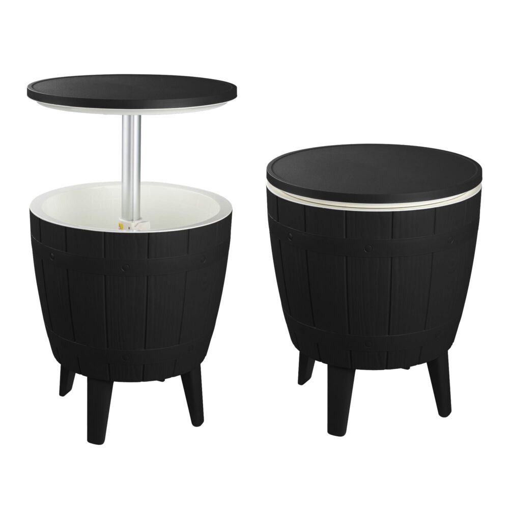 Black Ice Bucket Table - Furniture > Outdoor > Outdoor Furniture Accessories