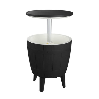 Black Ice Bucket Table - Furniture > Outdoor > Outdoor Furniture Accessories