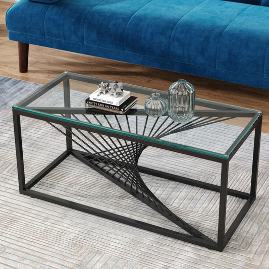 Eleganza Glass Enclave Coffee Table - Furniture > Living Room > Coffee Tables
