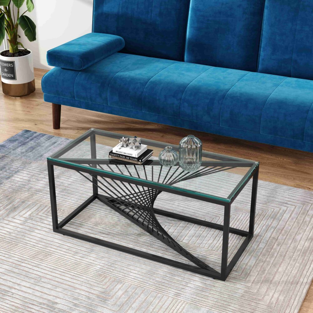 Eleganza Glass Enclave Coffee Table - Furniture > Living Room > Coffee Tables