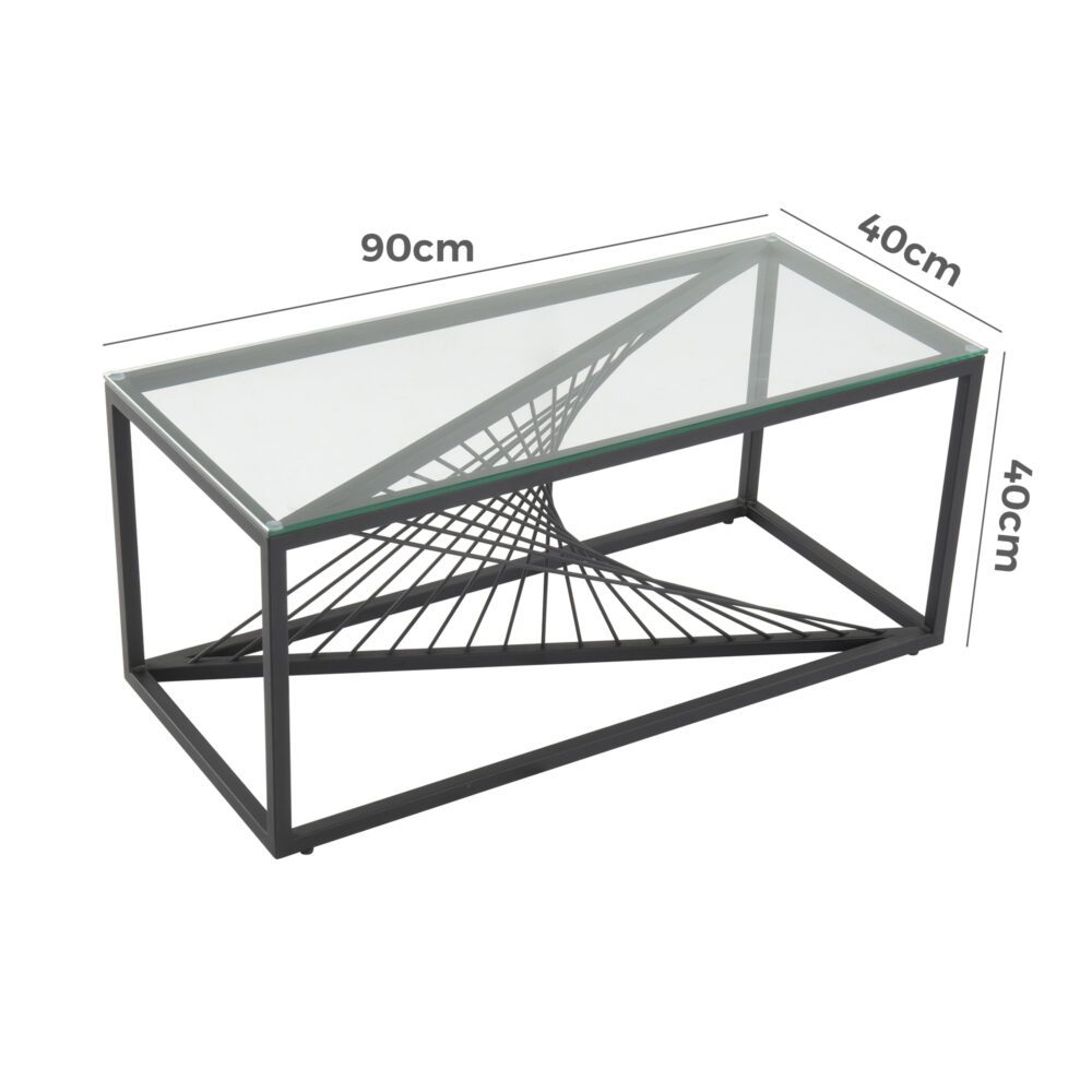 Eleganza Glass Enclave Coffee Table - Furniture > Living Room > Coffee Tables