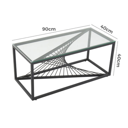 Eleganza Glass Enclave Coffee Table - Furniture > Living Room > Coffee Tables