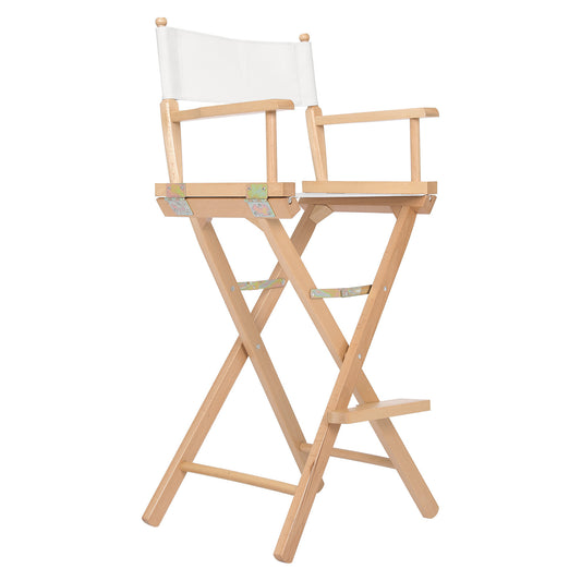Director Movie Folding Tall Chair 76cm Beech WOOD HUMOR - Furniture > Bar Stools & Chairs > Table & Bar Stools