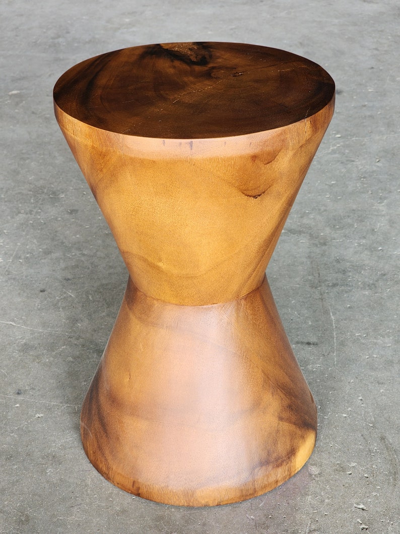 Hourglass Side Table or Stool bedside side drinks table - Furniture > Bedroom > Bedside Tables