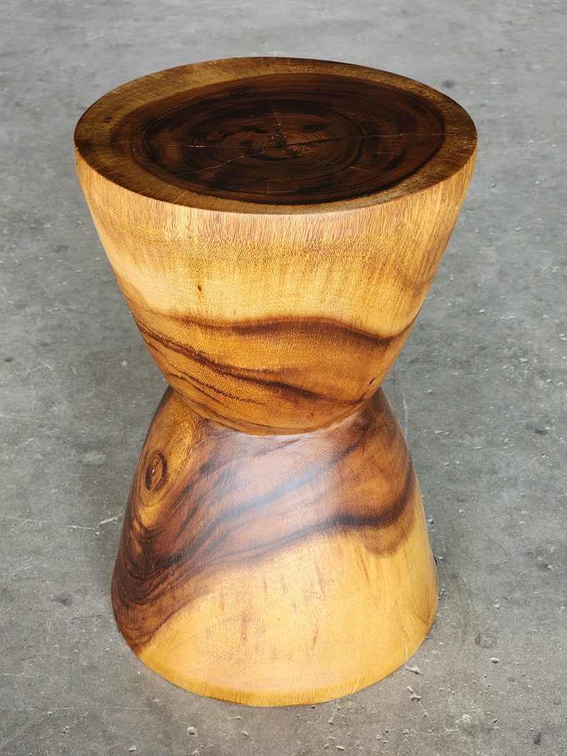 Hourglass Side Table or Stool bedside side drinks table - Furniture > Bedroom > Bedside Tables