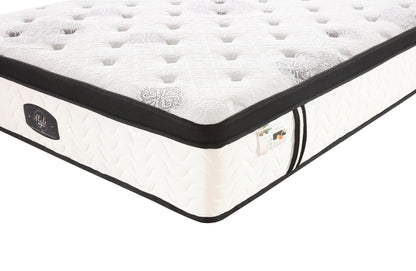 Chiro 7 Zone Latex Euro Top 35cm Pocket Spring Mattress - Queen Size - Furniture > Mattresses > Queen Mattress