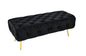 Shirley Ottoman Black Velvet - Furniture > Living Room > Ottomans & Footstools