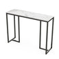 Interior Ave - Stone Marble Console - Marble & Black - Furniture > Living Room > Coffee Tables
