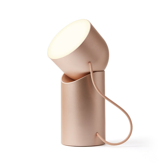 Lexon Orbe Portable Led Lamp With Moving Head - Gold - Home & Garden > Lighting > Table Lamps