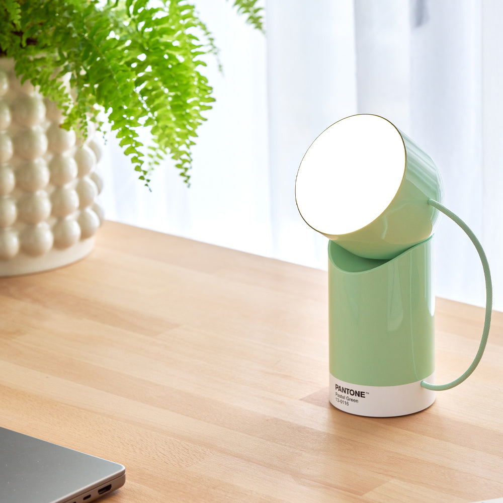 Lexon Orbe Portable Led Lamp With Moving Head PANTONE - Green - Home & Garden > Lighting > Table Lamps