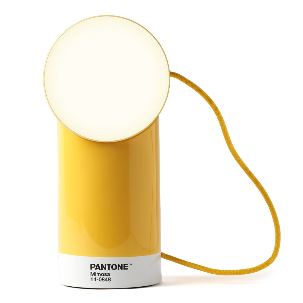 Lexon Orbe Portable Led Lamp With Moving Head PANTONE - Yellow - Home & Garden > Lighting > Table Lamps