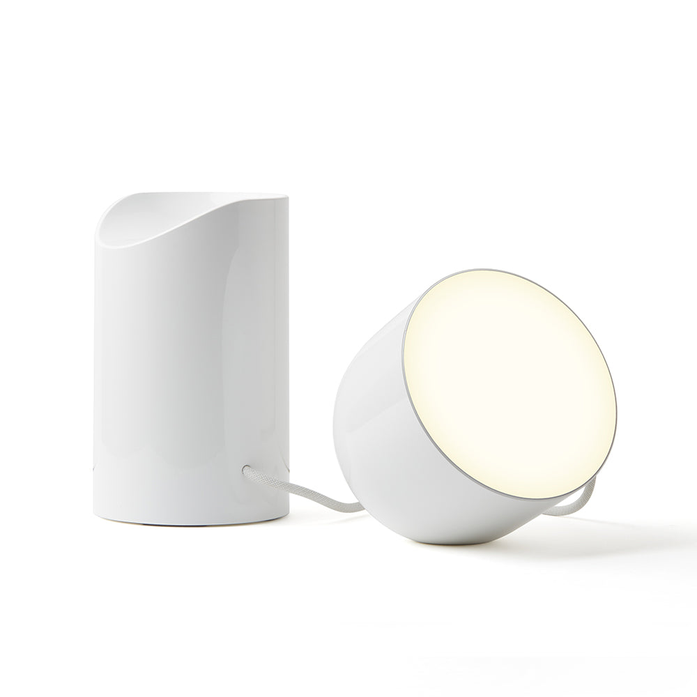 Lexon Orbe Portable Led Lamp With Moving Head - White - Home & Garden > Lighting > Table Lamps