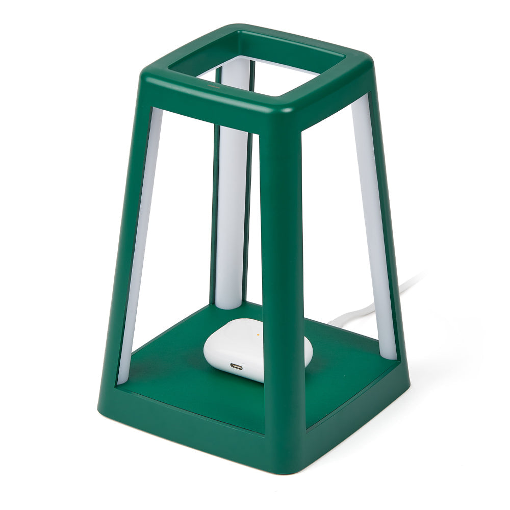 Lexon Lantern Portable Lamp With Built-In Wireless Charger - Green - Home & Garden > Lighting > Table Lamps